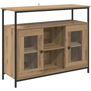 Sideboard Artisan Oak 100 x 35 x 80 cm Engineered Wood vidaXL Sideboard Artisan Oak 100 x 35 x 80 cm Engineered Wood vidaXL