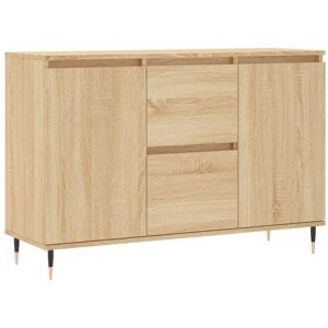 Sideboard Sonoma Oak 101.5x35x70 cm Engineered Wood Vidaxl Sideboard Sonoma Oak 101.5x35x70 cm Engineered Wood Vidaxl