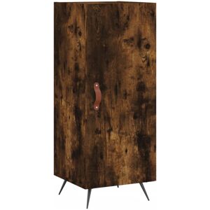 Sideboard Smoked Oak 34.5x34x90 cm Engineered Wood vidaXL Sideboard Smoked Oak 34.5x34x90 cm Engineered Wood vidaXL