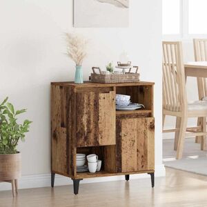 Sideboard Old wood 60 x 35 x 70 cm Engineered wood vidaXL Sideboard Old wood 60 x 35 x 70 cm Engineered wood vidaXL