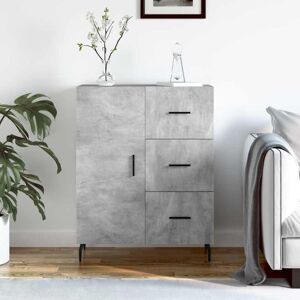 Sideboard Concrete Grey 69.5x34x90 cm Engineered Wood Vidaxl Sideboard Concrete Grey 69.5x34x90 cm Engineered Wood Vidaxl