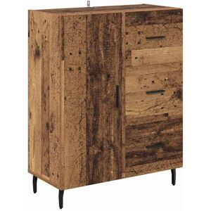 Sideboard Old Wood 69.5 x 34 x 90 cm Engineered Wood and Iron vidaXL Sideboard Old Wood 69.5 x 34 x 90 cm Engineered Wood and Iron vidaXL