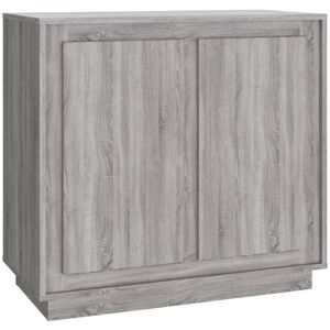 Sideboard Grey Sonoma 80x34x75 cm Engineered Wood Vidaxl Sideboard Grey Sonoma 80x34x75 cm Engineered Wood Vidaxl