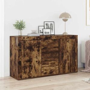 Sideboard Smoked oak 120 x 36 x 69 cm Engineered wood Vidaxl Sideboard Smoked oak 120 x 36 x 69 cm Engineered wood Vidaxl