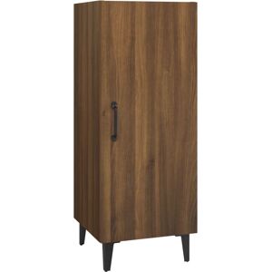 Sideboard Brown Oak 34.5x34x90 cm Engineered Wood Vidaxl Sideboard Brown Oak 34.5x34x90 cm Engineered Wood Vidaxl