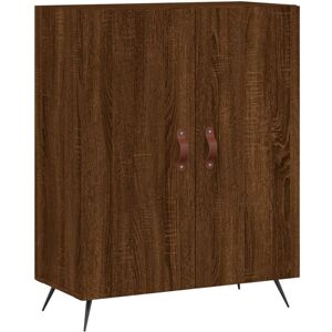 Sideboard Brown Oak 69.5x34x90 cm Engineered Wood Vidaxl Sideboard Brown Oak 69.5x34x90 cm Engineered Wood Vidaxl