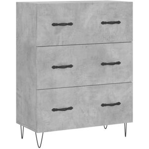 Sideboard Concrete Grey 69.5x34x90 cm Engineered Wood Vidaxl Sideboard Concrete Grey 69.5x34x90 cm Engineered Wood Vidaxl