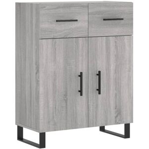 Sideboard Grey Sonoma 69.5x34x90 cm Engineered Wood Vidaxl Sideboard Grey Sonoma 69.5x34x90 cm Engineered Wood Vidaxl
