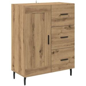 Sideboard with Drawer Artisan Oak 69.5 x 34 x 90 cm vidaXL Sideboard with Drawer Artisan Oak 69.5 x 34 x 90 cm vidaXL