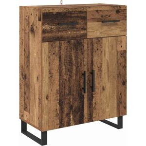 Sideboard Old Wood 69.5 x 34 x 90 cm Engineered Wood vidaXL Sideboard Old Wood 69.5 x 34 x 90 cm Engineered Wood vidaXL