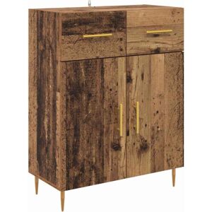 Sideboard Old Wood 69.5 x 34 x 90 cm Engineered Wood vidaXL Sideboard Old Wood 69.5 x 34 x 90 cm Engineered Wood vidaXL