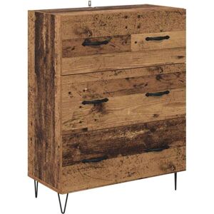 Sideboard Old Wood 69.5 x 34 x 90 cm Engineered Wood and Iron vidaXL Sideboard Old Wood 69.5 x 34 x 90 cm Engineered Wood and Iron vidaXL