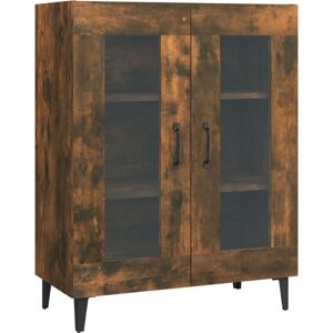 Sideboard Smoked Oak 69.5x34x90 cm Engineered Wood Vidaxl Sideboard Smoked Oak 69.5x34x90 cm Engineered Wood Vidaxl