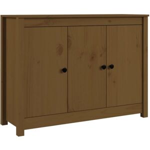 Sideboard Honey Brown 100x35x74 cm Solid Wood Pine Vidaxl Sideboard Honey Brown 100x35x74 cm Solid Wood Pine Vidaxl