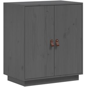 Sideboard Grey 65,5x40x75 cm Solid Wood Pine Vidaxl Sideboard Grey 65,5x40x75 cm Solid Wood Pine Vidaxl