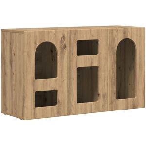 Sideboard Artisan Oak 100 x 35 x 59 cm Engineered Wood vidaXL Sideboard Artisan Oak 100 x 35 x 59 cm Engineered Wood vidaXL