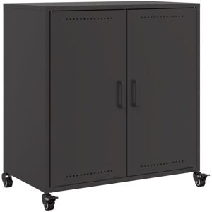 Sideboard Black 68x39x72 cm Steel vidaXL Sideboard Black 68x39x72 cm Steel vidaXL