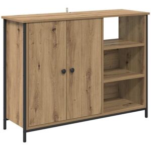 Sideboard Artisan Oak 100 x 33 x 75 cm Engineered Wood vidaXL Sideboard Artisan Oak 100 x 33 x 75 cm Engineered Wood vidaXL