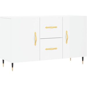 Sideboard High Gloss White 100x36x60 cm Engineered Wood vidaXL Sideboard High Gloss White 100x36x60 cm Engineered Wood vidaXL