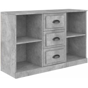 Sideboard Concrete Grey 104.5x35.5x67.5 cm Engineered Wood Vidaxl Sideboard Concrete Grey 104.5x35.5x67.5 cm Engineered Wood Vidaxl