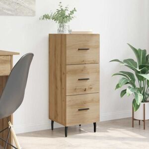 Sideboard Artisan oak 34 x 34.5 x 90 cm Engineered wood vidaXL Sideboard Artisan oak 34 x 34.5 x 90 cm Engineered wood vidaXL