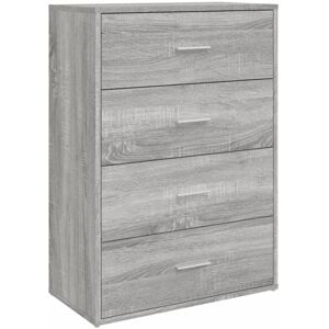 Sideboard Grey Sonoma 60x31x84 cm Engineered Wood Vidaxl Sideboard Grey Sonoma 60x31x84 cm Engineered Wood Vidaxl