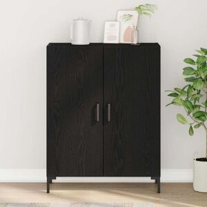 Sideboard Black Oak 69.5 x 34 x 90 cm Engineered wood Vidaxl Sideboard Black Oak 69.5 x 34 x 90 cm Engineered wood Vidaxl