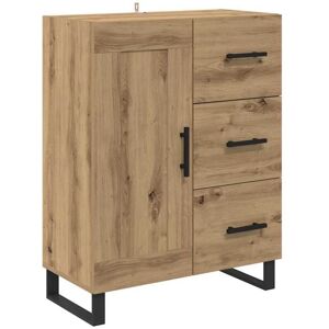 Sideboard with Drawer Artisan Oak 69.5 x 34 x 90 cm vidaXL Sideboard with Drawer Artisan Oak 69.5 x 34 x 90 cm vidaXL