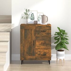 Sideboard Smoked Oak 69.5x34x90 cm Engineered Wood Vidaxl Sideboard Smoked Oak 69.5x34x90 cm Engineered Wood Vidaxl