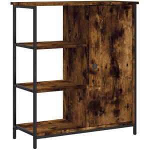 Sideboard Smoked Oak 70x30x80 cm Engineered Wood Vidaxl Sideboard Smoked Oak 70x30x80 cm Engineered Wood Vidaxl