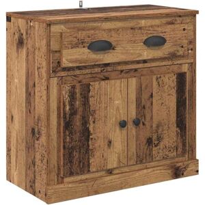 Highboard Old Wood 70 x 35.5 x 67.5 cm Engineered Wood vidaXL Highboard Old Wood 70 x 35.5 x 67.5 cm Engineered Wood vidaXL