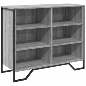 Sideboard Grey Sonoma 91x35.5x74.5 cm Engineered Wood Vidaxl Sideboard Grey Sonoma 91x35.5x74.5 cm Engineered Wood Vidaxl