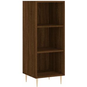 Sideboard Brown Oak 34.5x32.5x90 cm Engineered Wood Vidaxl Sideboard Brown Oak 34.5x32.5x90 cm Engineered Wood Vidaxl