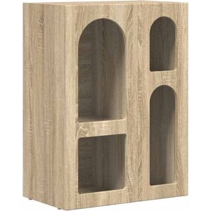 Sideboard Sonoma Oak 59 x 35 x 80.5 cm Engineered Wood vidaXL Sideboard Sonoma Oak 59 x 35 x 80.5 cm Engineered Wood vidaXL