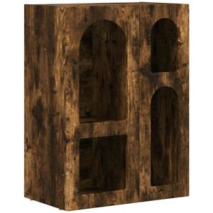 Sideboard Smoked Oak 59 x 35 x 80.5 cm Engineered Wood vidaXL Sideboard Smoked Oak 59 x 35 x 80.5 cm Engineered Wood vidaXL