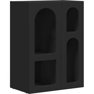 Sideboard Black 59 x 35 x 80.5 cm Engineered Wood vidaXL Sideboard Black 59 x 35 x 80.5 cm Engineered Wood vidaXL