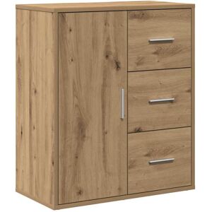 Sideboard Artisan oak 60 x 31 x 70 cm Engineered wood Vidaxl Sideboard Artisan oak 60 x 31 x 70 cm Engineered wood Vidaxl