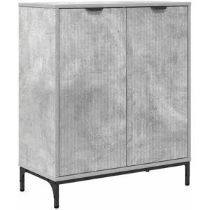 Sideboard Concrete grey 69.5 x 33 x 82 cm Engineered wood vidaXL Sideboard Concrete grey 69.5 x 33 x 82 cm Engineered wood vidaXL