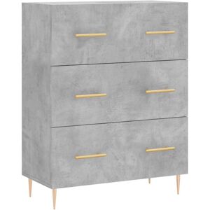 Sideboard Concrete Grey 69.5x34x90 cm Engineered Wood Vidaxl Sideboard Concrete Grey 69.5x34x90 cm Engineered Wood Vidaxl