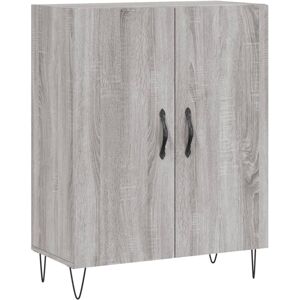 Sideboard Grey Sonoma 69.5x34x90 cm Engineered Wood Vidaxl Sideboard Grey Sonoma 69.5x34x90 cm Engineered Wood Vidaxl