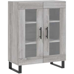 Sideboard Grey Sonoma 69.5x34x90 cm Engineered Wood vidaXL Sideboard Grey Sonoma 69.5x34x90 cm Engineered Wood vidaXL