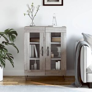 Sideboard Grey Sonoma 69.5x34x90 cm Engineered Wood vidaXL Sideboard Grey Sonoma 69.5x34x90 cm Engineered Wood vidaXL