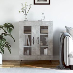 Sideboard Concrete Grey 69.5x34x90 cm Engineered Wood vidaXL Sideboard Concrete Grey 69.5x34x90 cm Engineered Wood vidaXL