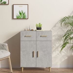 Sideboard Concrete Grey 69.5x34x90 cm Engineered Wood Vidaxl Sideboard Concrete Grey 69.5x34x90 cm Engineered Wood Vidaxl