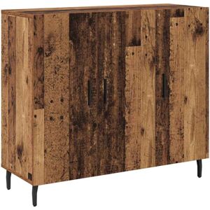 Sideboard Brown 90 x 34 x 80 cm Engineered wood Vidaxl Sideboard Brown 90 x 34 x 80 cm Engineered wood Vidaxl