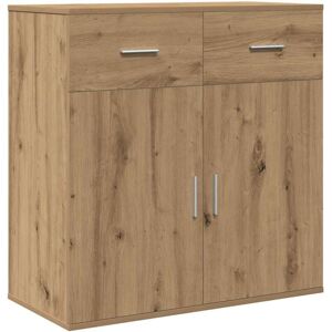Sideboard Artisan oak 79 x 38 x 80 cm Engineered wood Vidaxl Sideboard Artisan oak 79 x 38 x 80 cm Engineered wood Vidaxl
