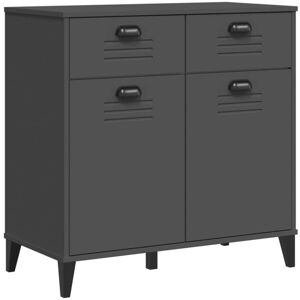 Sideboard viken Anthracite Grey 80x40x80 cm Engineered Wood Vidaxl Sideboard viken Anthracite Grey 80x40x80 cm Engineered Wood Vidaxl