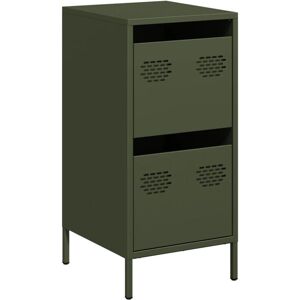 Sideboard Olive Green 35x39x73.5 cm Cold-rolled Steel Vidaxl Sideboard Olive Green 35x39x73.5 cm Cold-rolled Steel Vidaxl