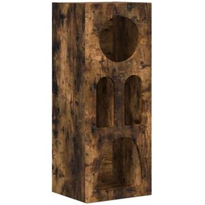 Sideboard Smoked Oak 40 x 35 x 100.5 cm Engineered Wood vidaXL Sideboard Smoked Oak 40 x 35 x 100.5 cm Engineered Wood vidaXL