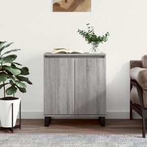 Sideboard Grey Sonoma 60x35x70 cm Engineered Wood Vidaxl Sideboard Grey Sonoma 60x35x70 cm Engineered Wood Vidaxl